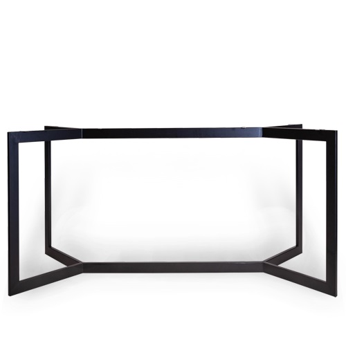 철재다리 슬리브 BLACK STEEL  우드슬랩 테이블다리  규격 : 높이 700 x 1600 x 600 